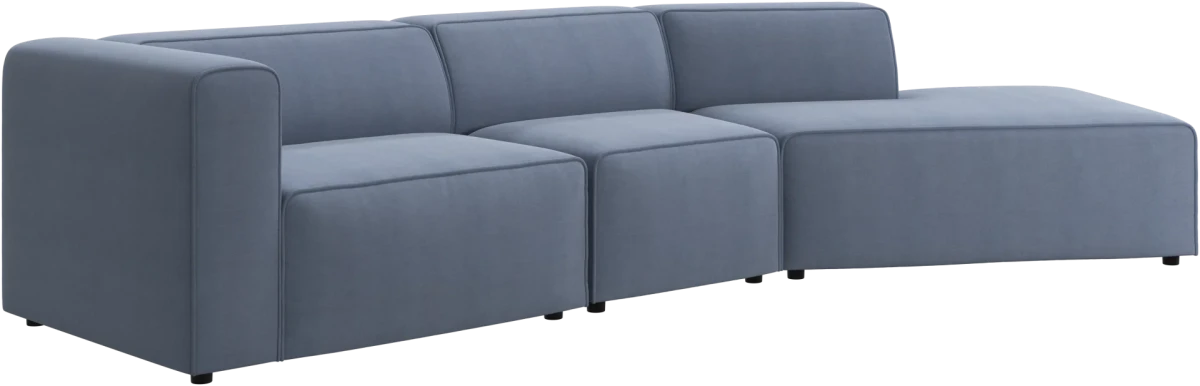 Carmo sofa with lounging units