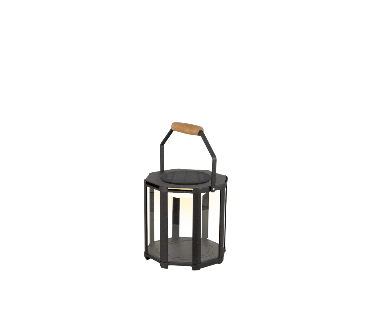 Lightlux lantern w/teak handle mini
