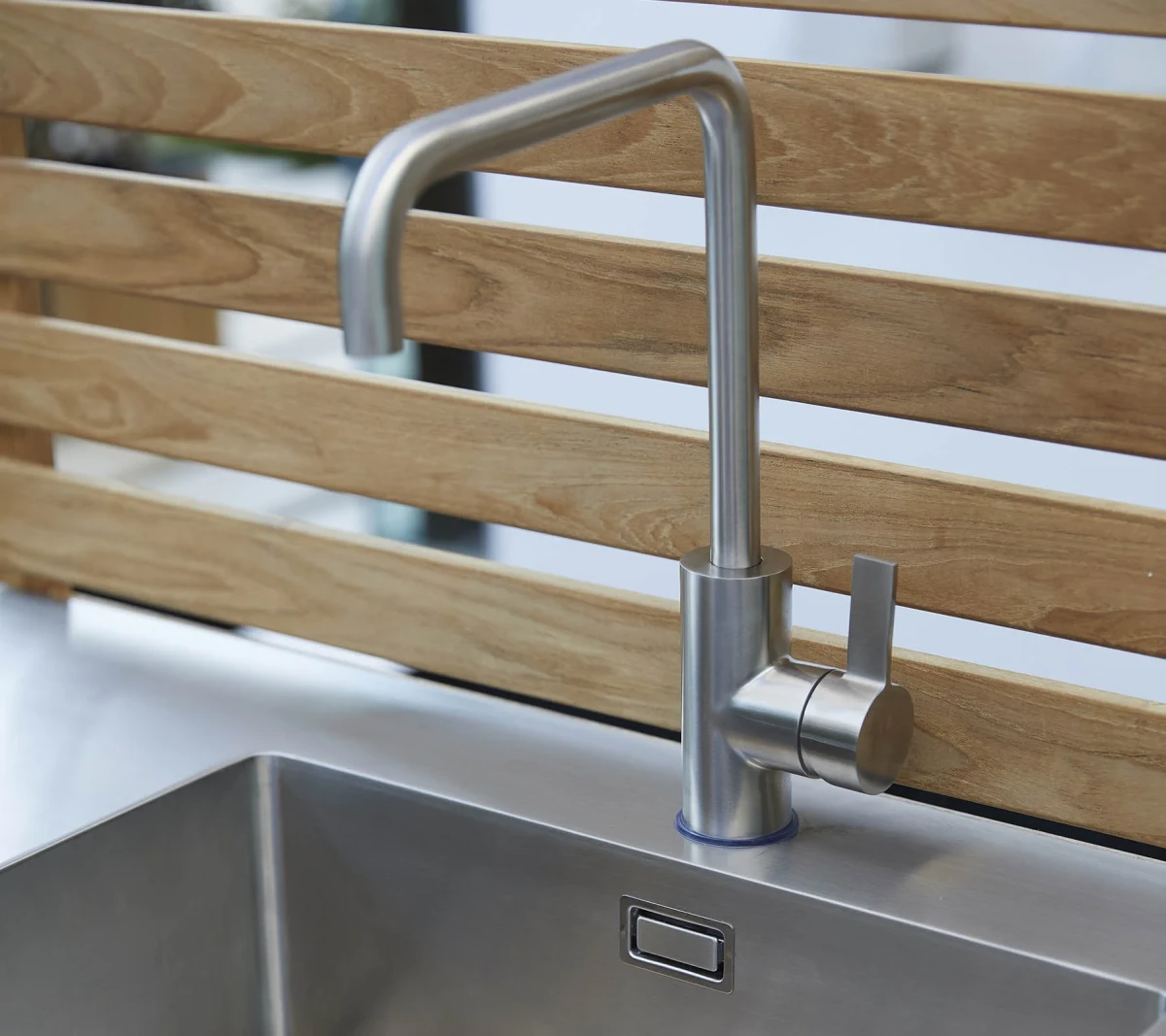 Kitchen table top incl. sink & fixtures