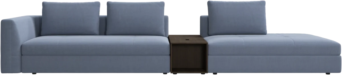 Bergamo 3 seater lounge sofa with storage
