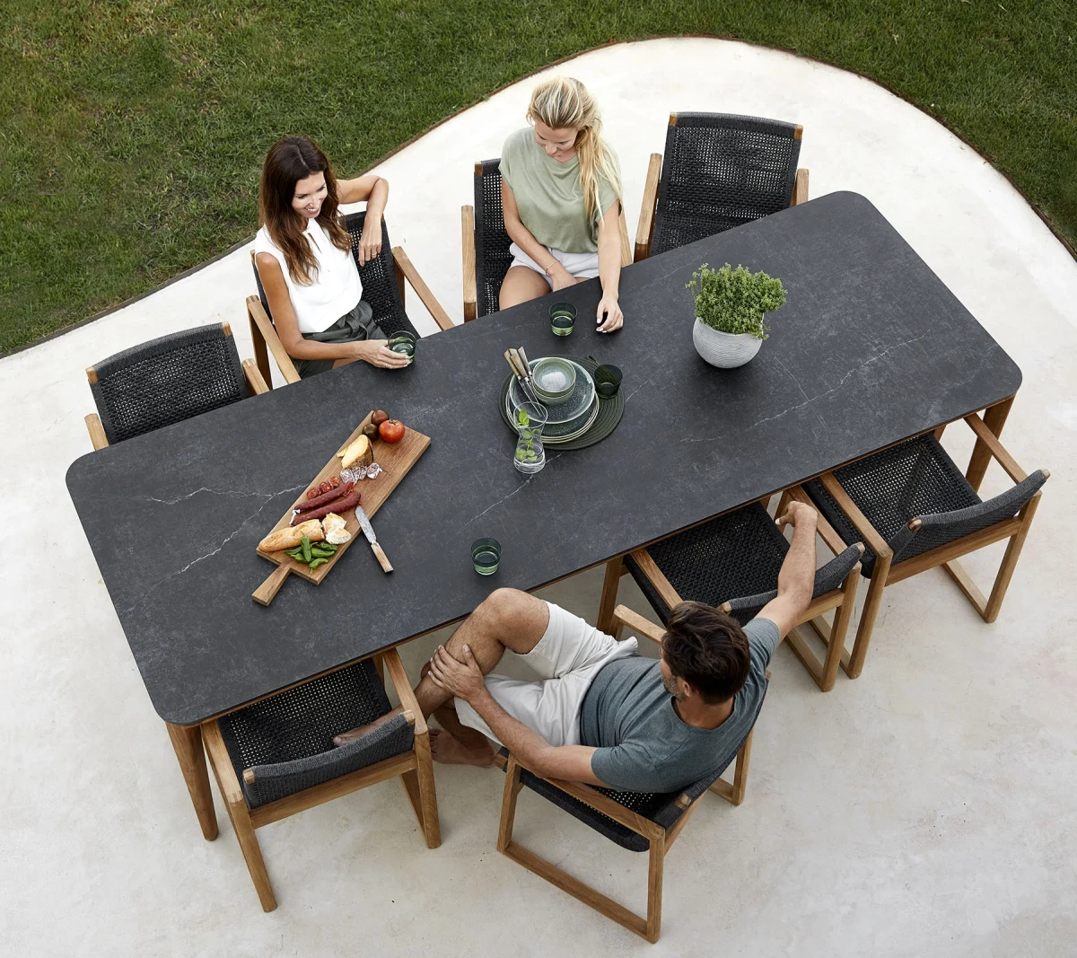 Aspect dining table base, 280x100 cm