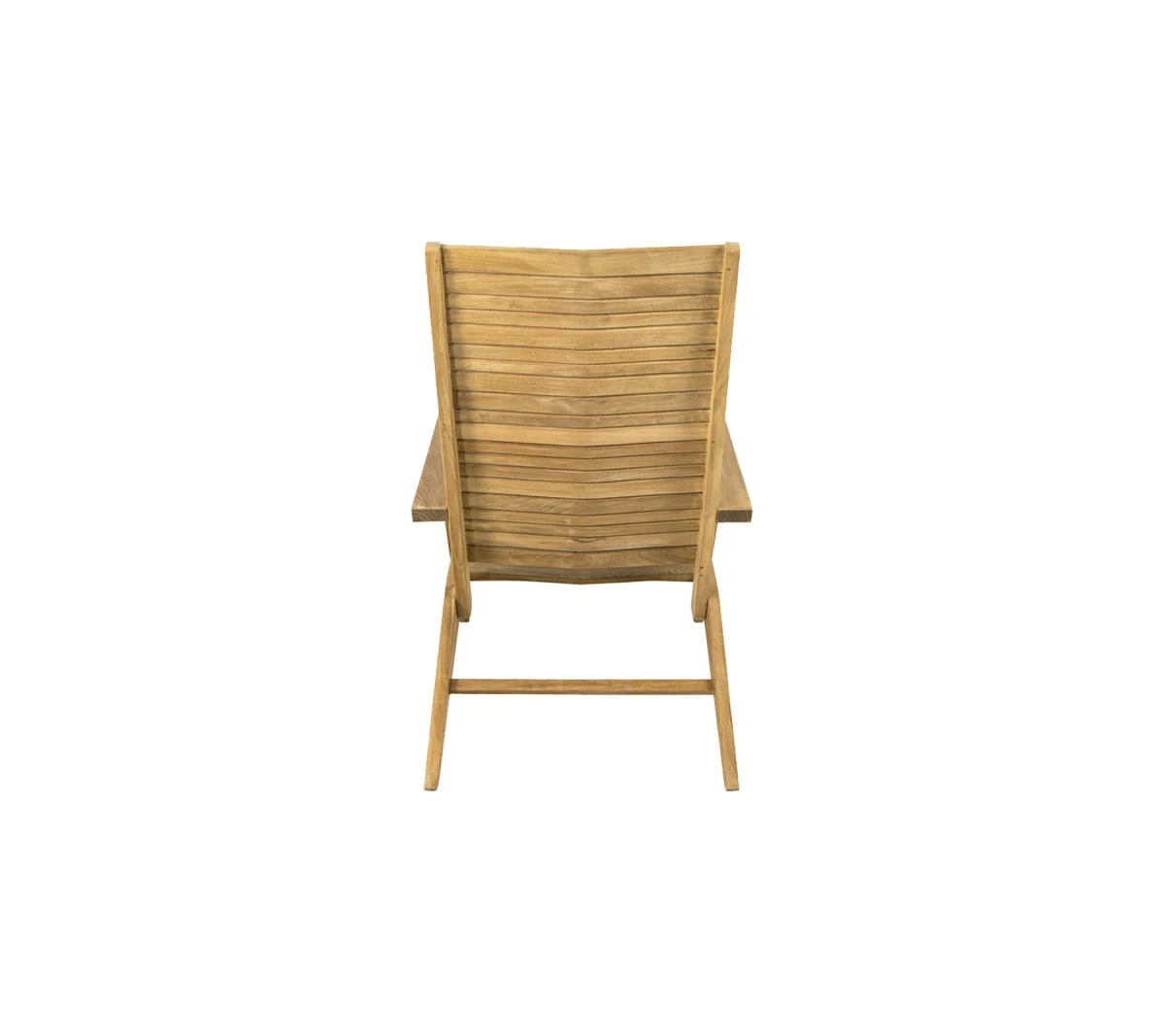 Flip deck chair