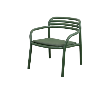 Bliss lounge chair, stackable