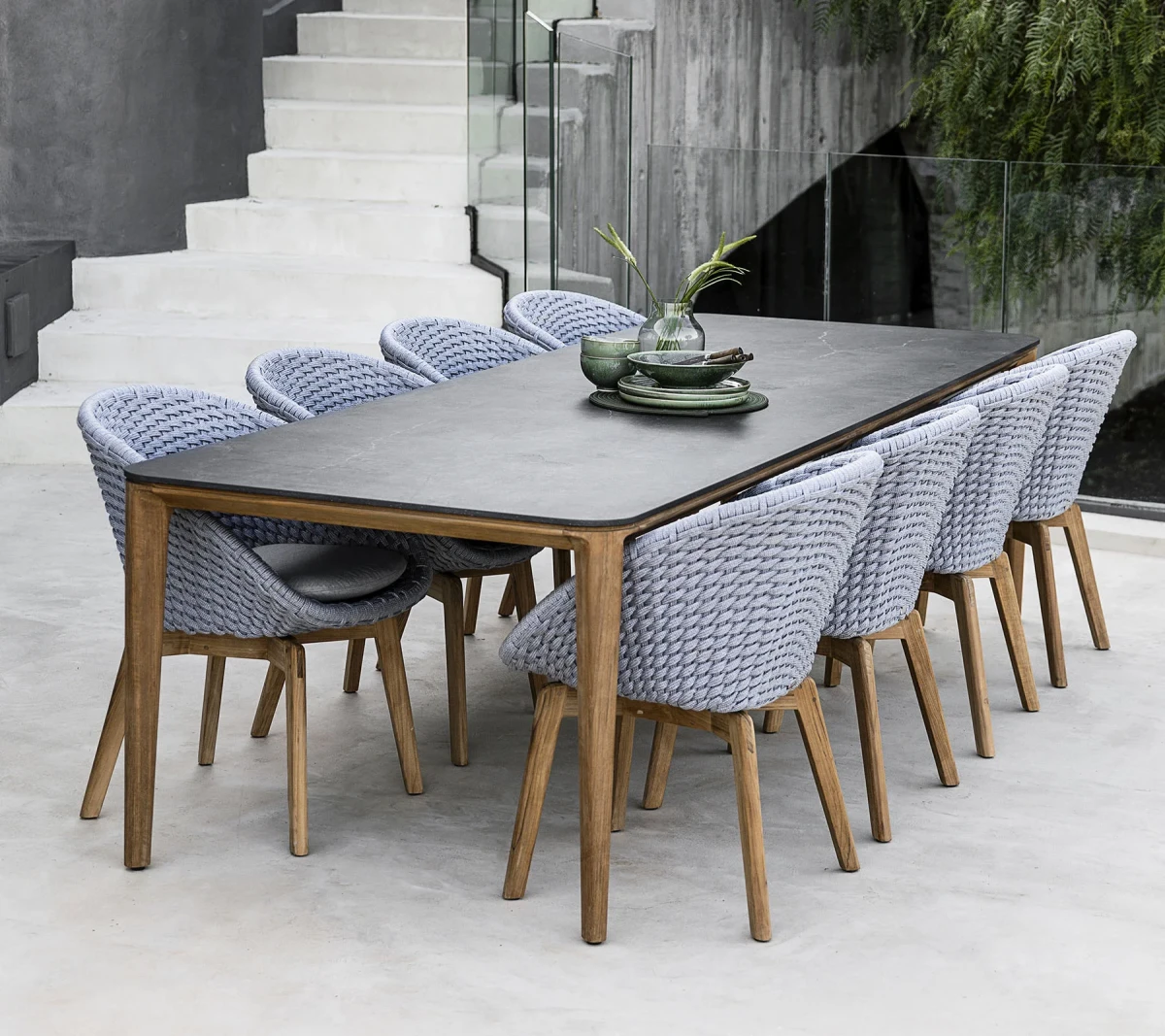 Aspect dining table base, 280x100 cm