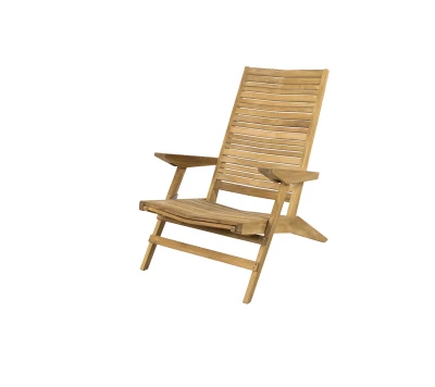 Flip deck chair