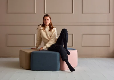 Triangular Pouf