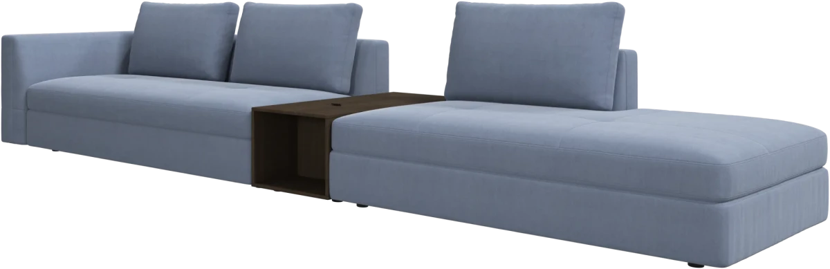 Bergamo 3 seater lounge sofa with storage