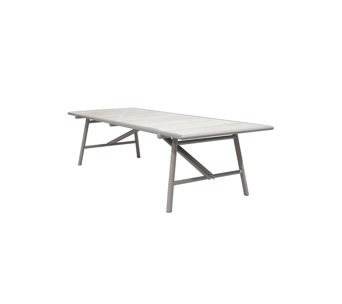 Sticks dining table base, 280x100 cm