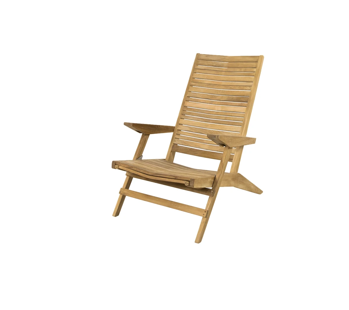 Flip deck chair