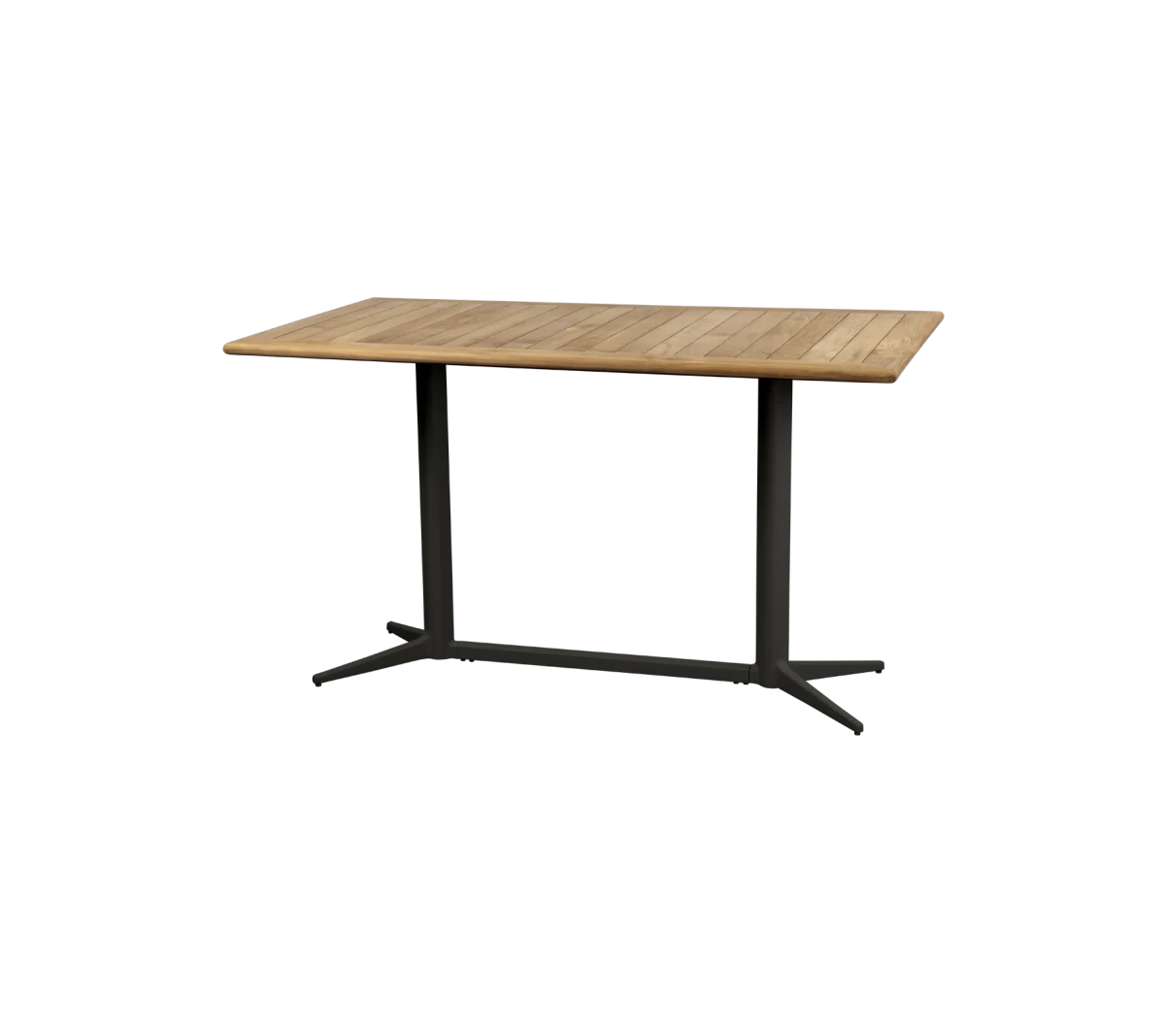 Drop café table base rect.