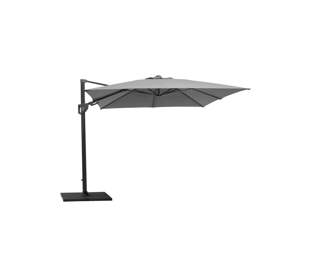 Hyde luxe tilt parasol, 3x3 m