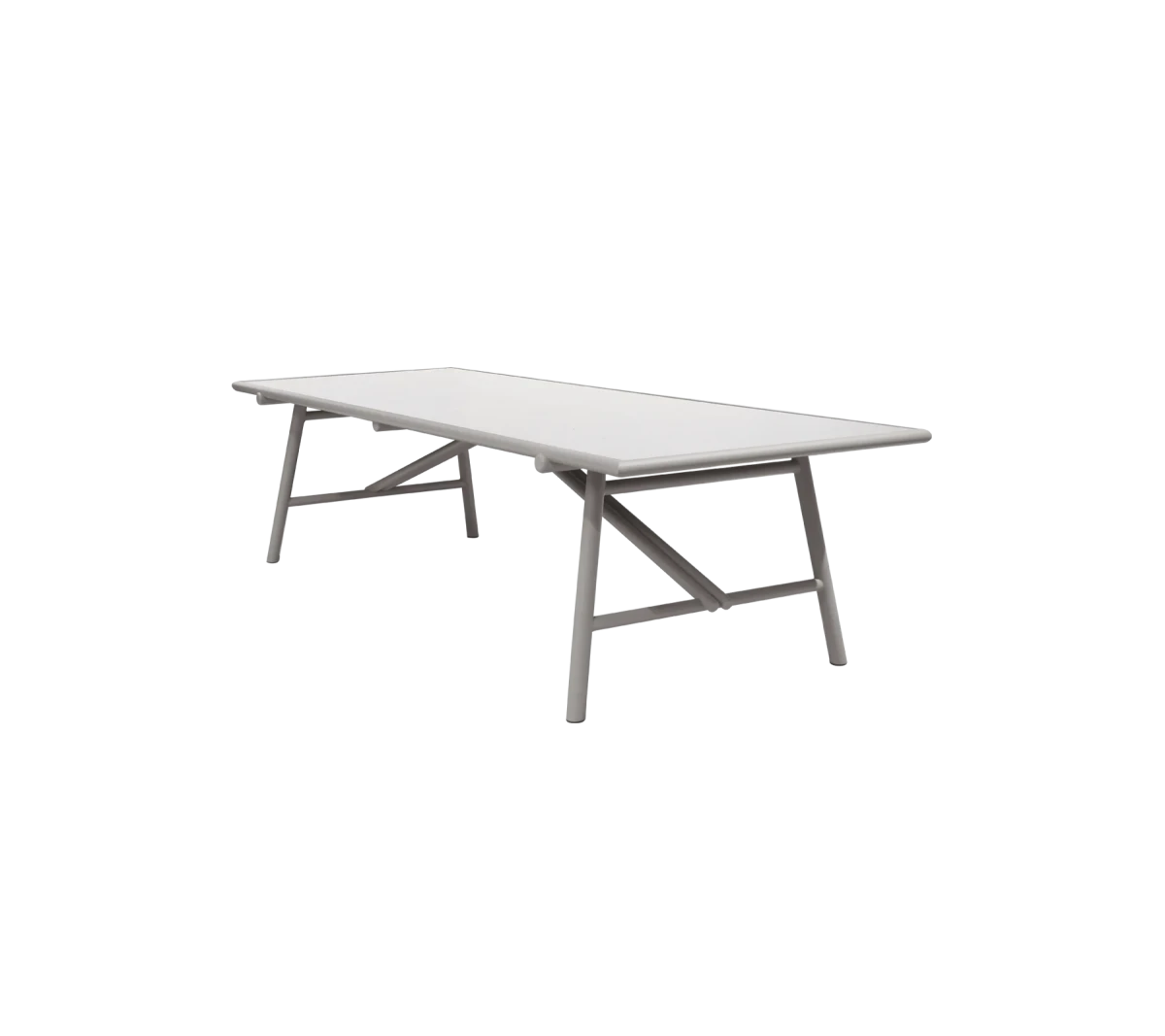 Sticks dining table base, 280x100 cm