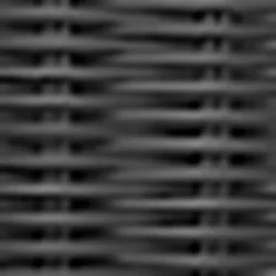 Black, large round Weave
