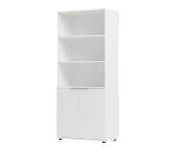 Cabinets with hinged doors
