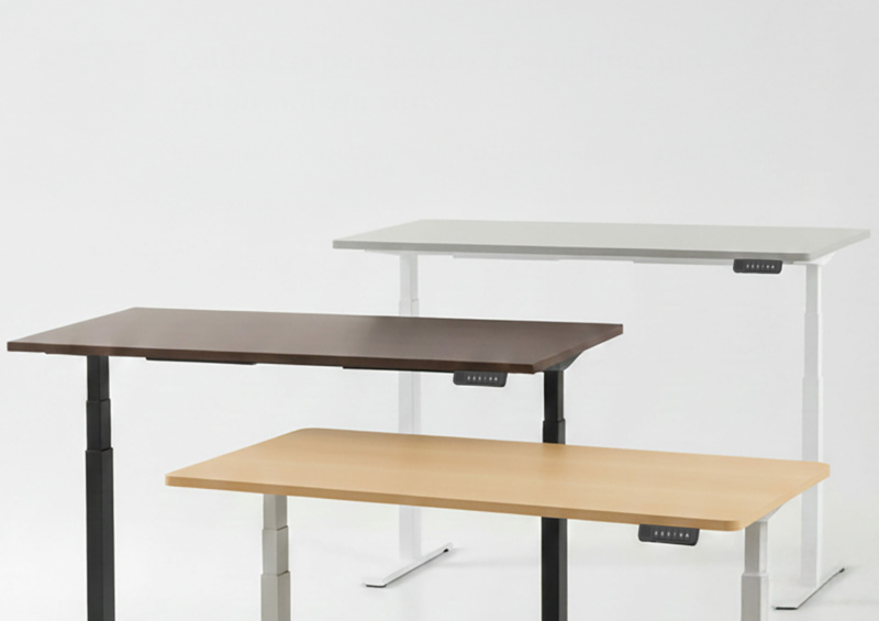 A desk that raises the level. Literally.