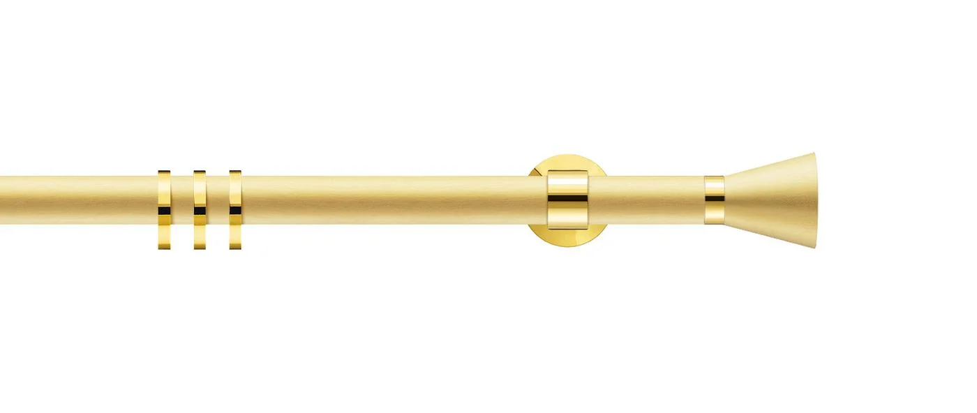 Brushed brass / brass