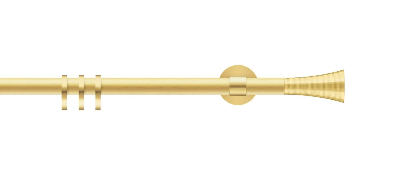 Brushed brass