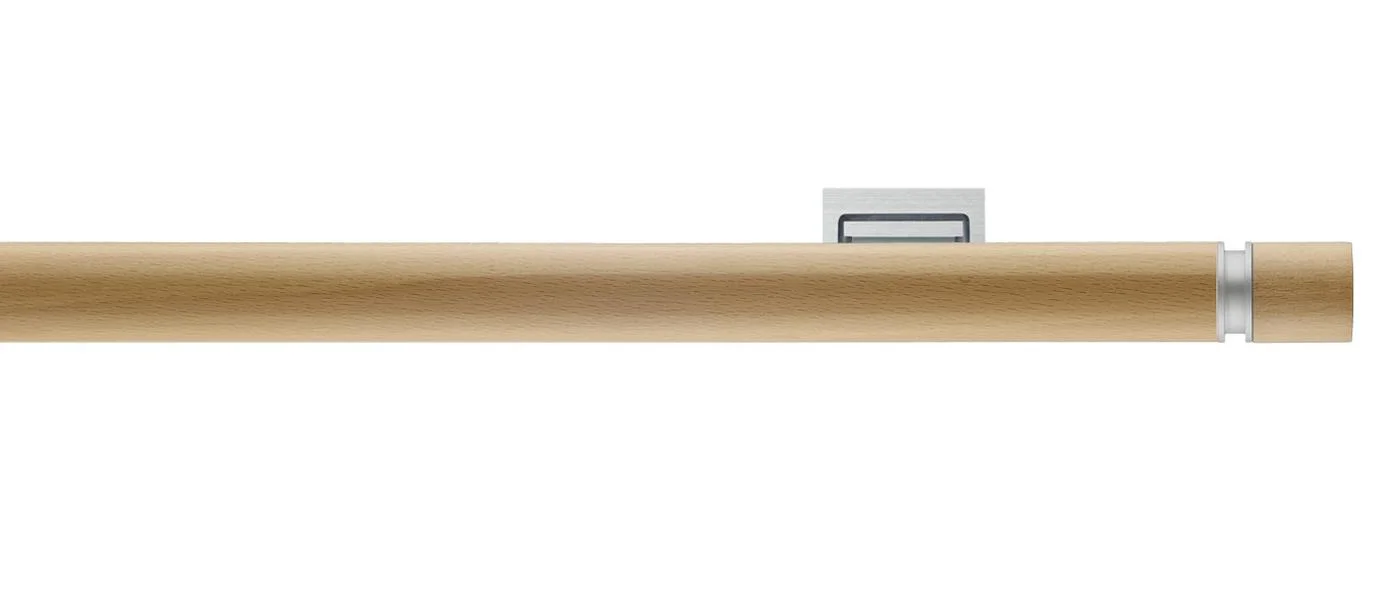 Real beech wood / aluminium