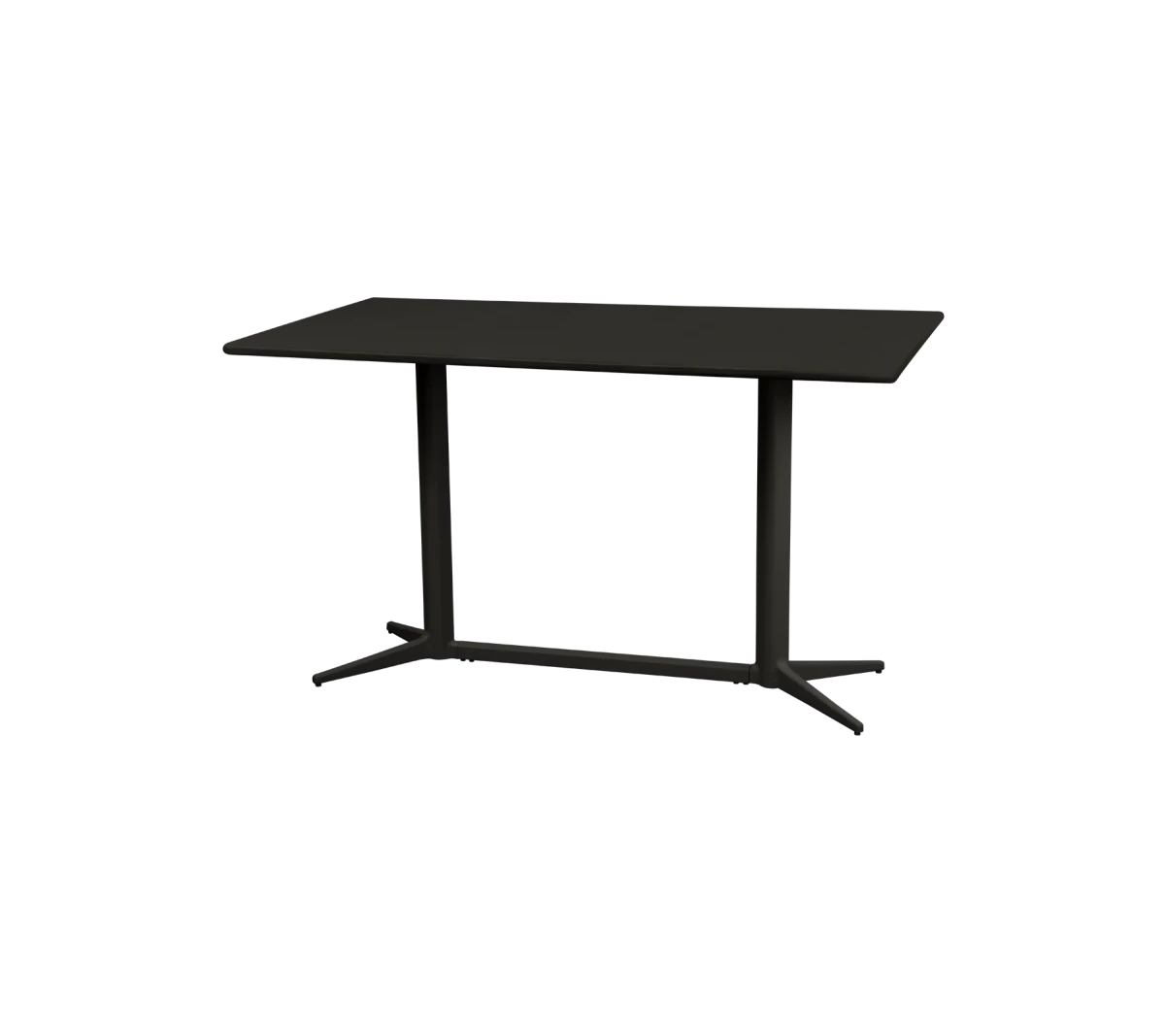 Drop café table base rect.