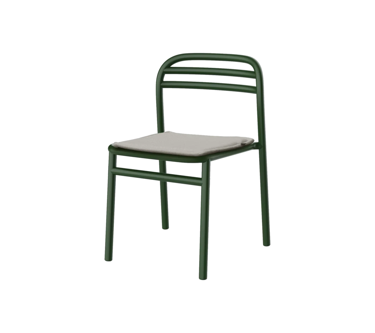 Bliss chair w/o armrest, stackable