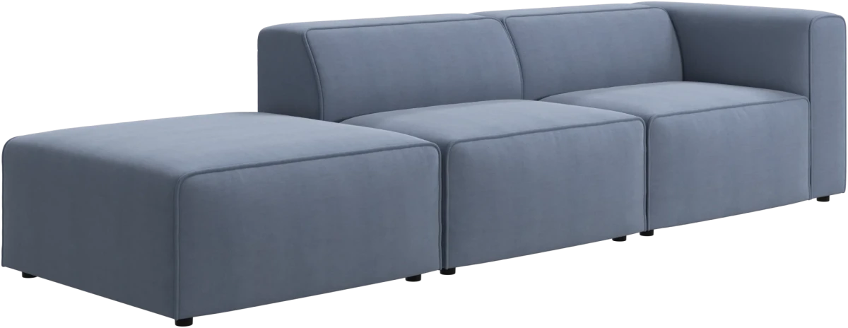 Carmo sofa with lounging units