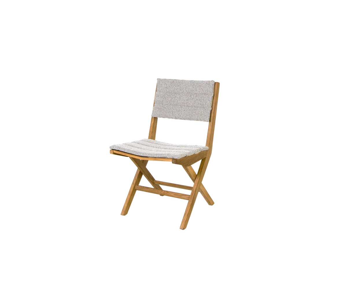 Flip folding chair w/o armrest