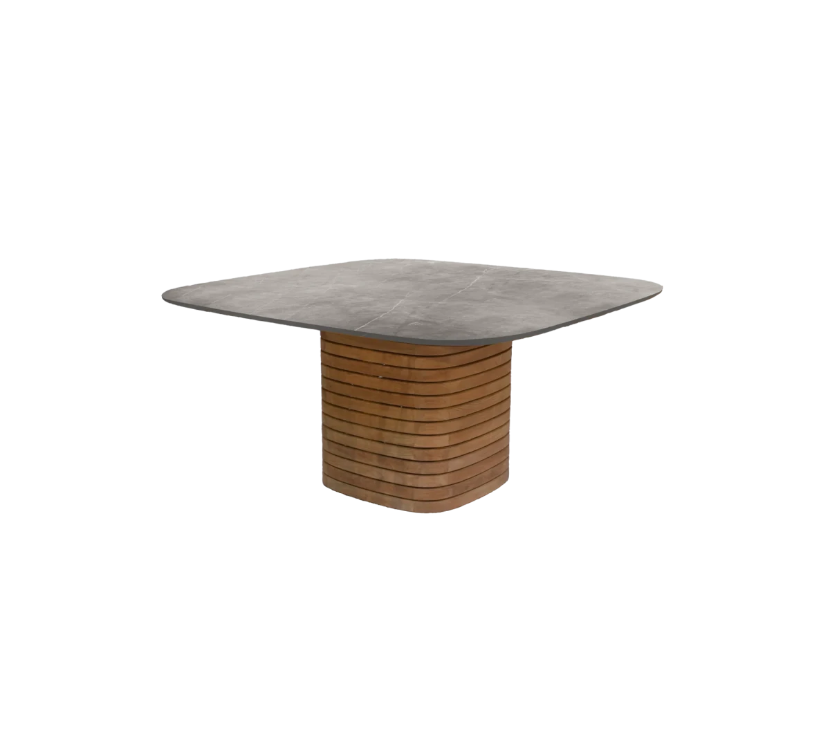 Mellow dining table base square