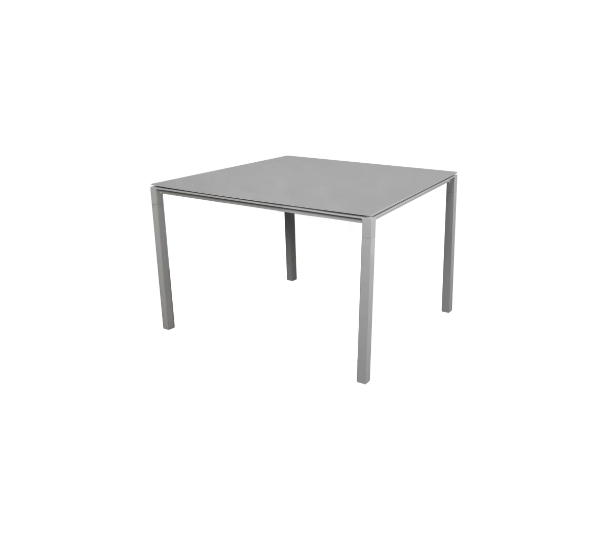Pure dining table base, 100x100 cm