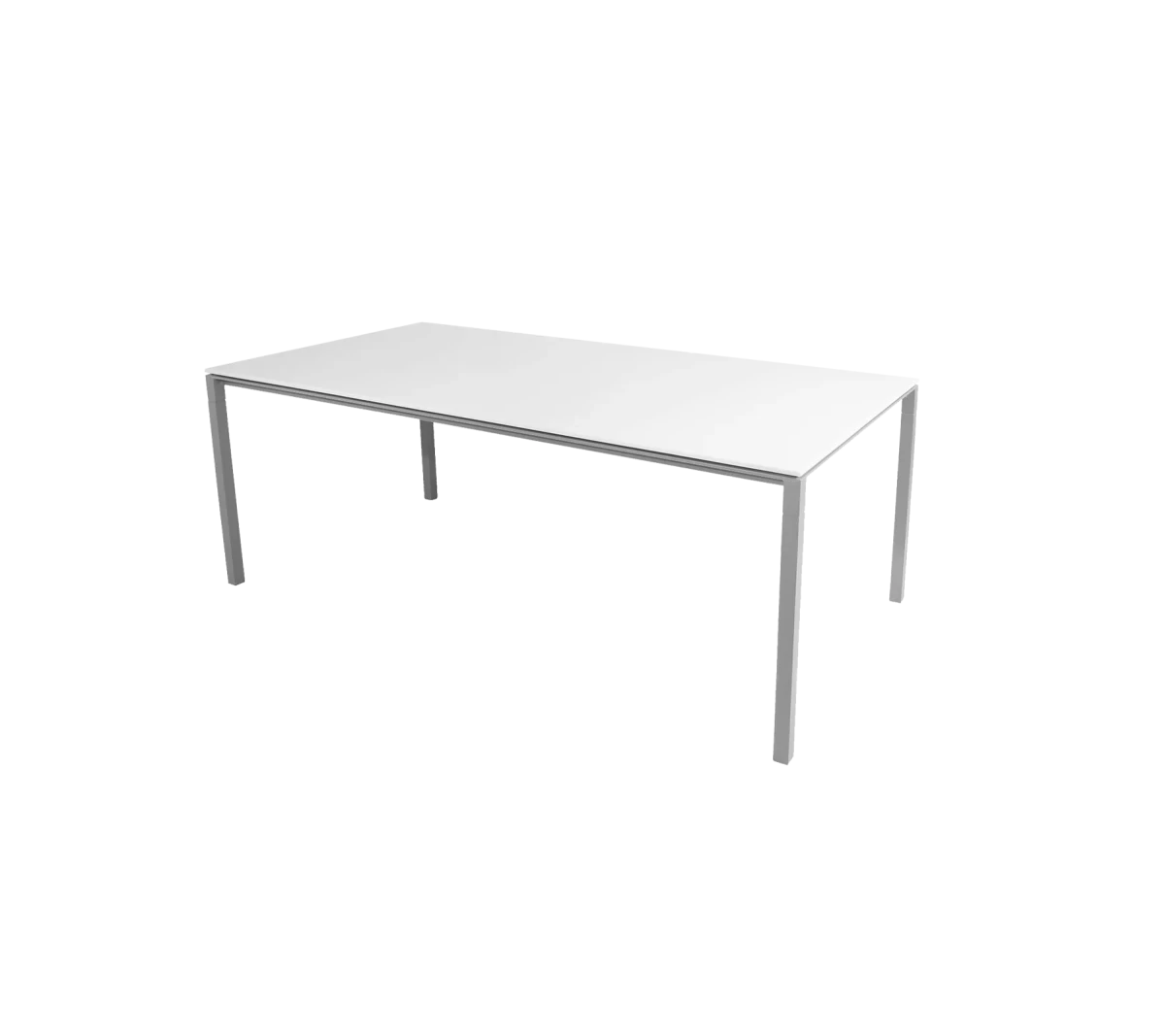 Pure dining table base, 200x100 cm