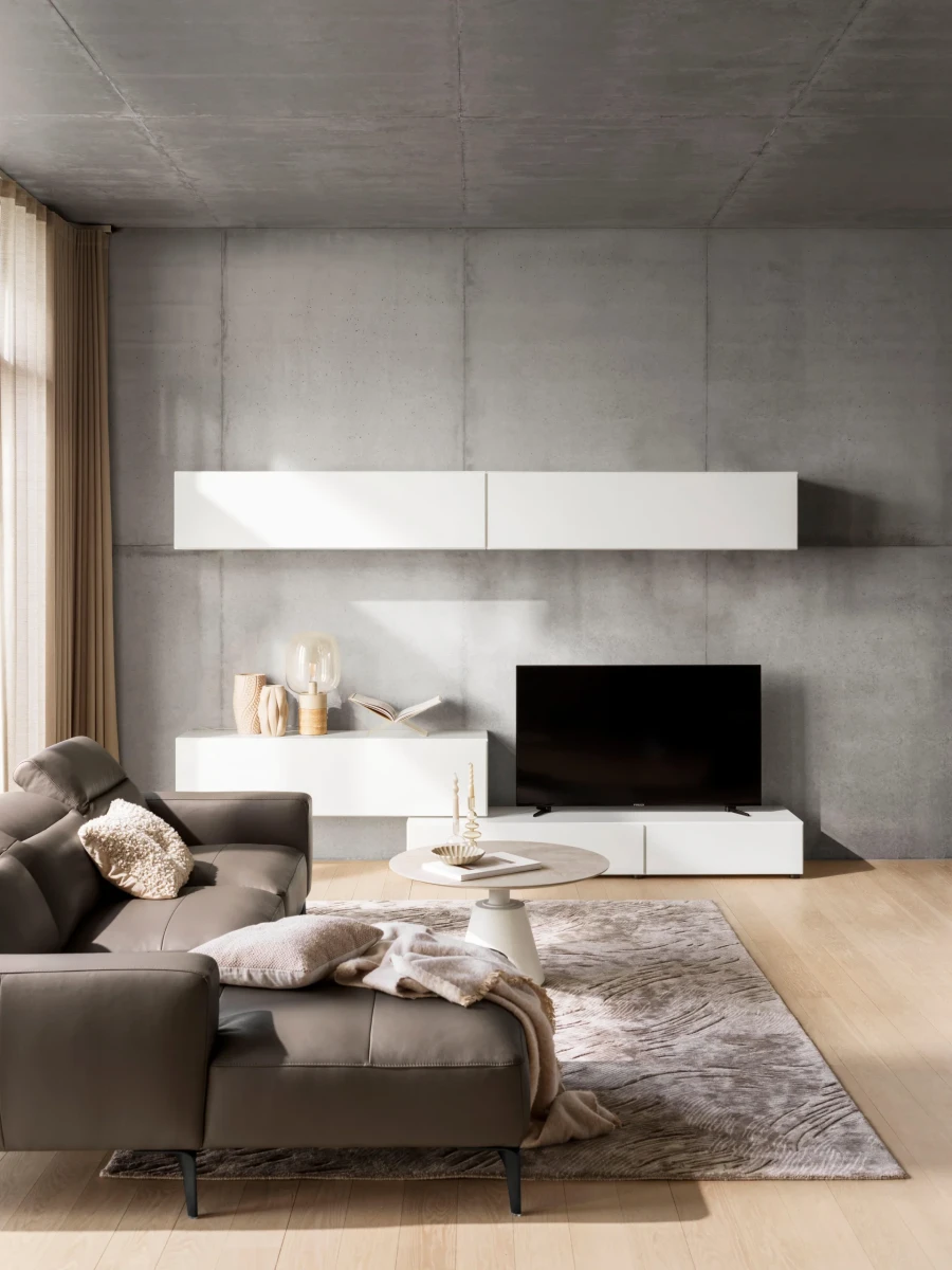 Lugano wall mounted cabinet with drop down door
