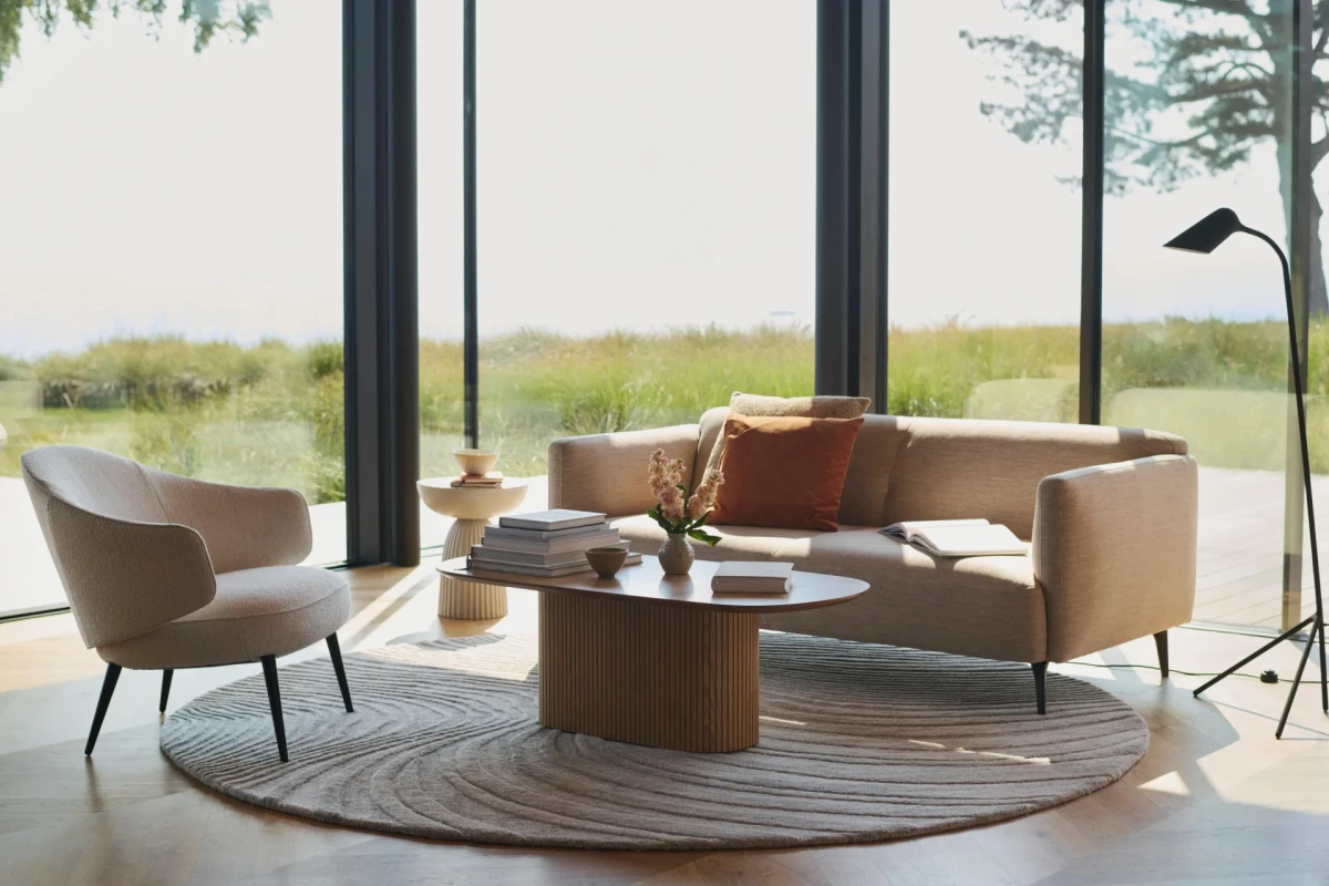 Modena corner sofa with lounging unit