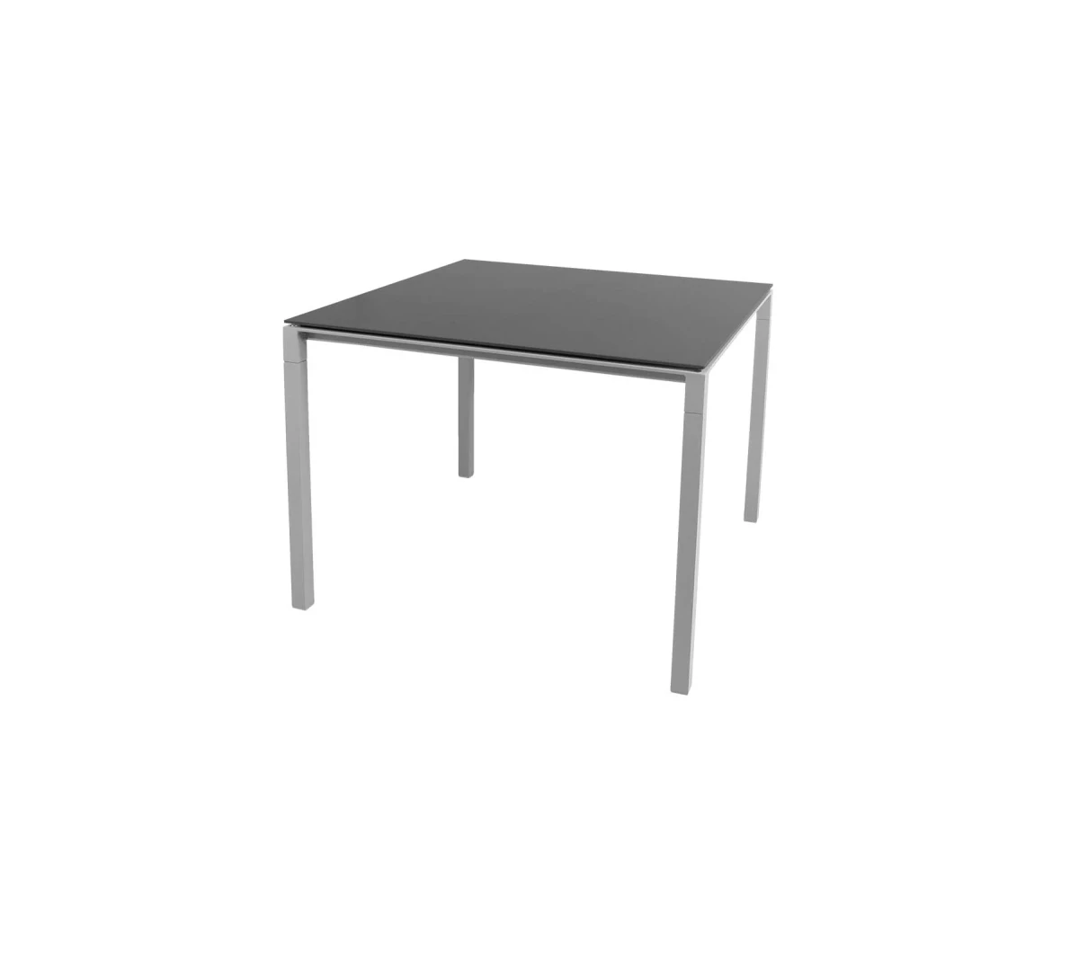 Pure dining table base, 100x100 cm