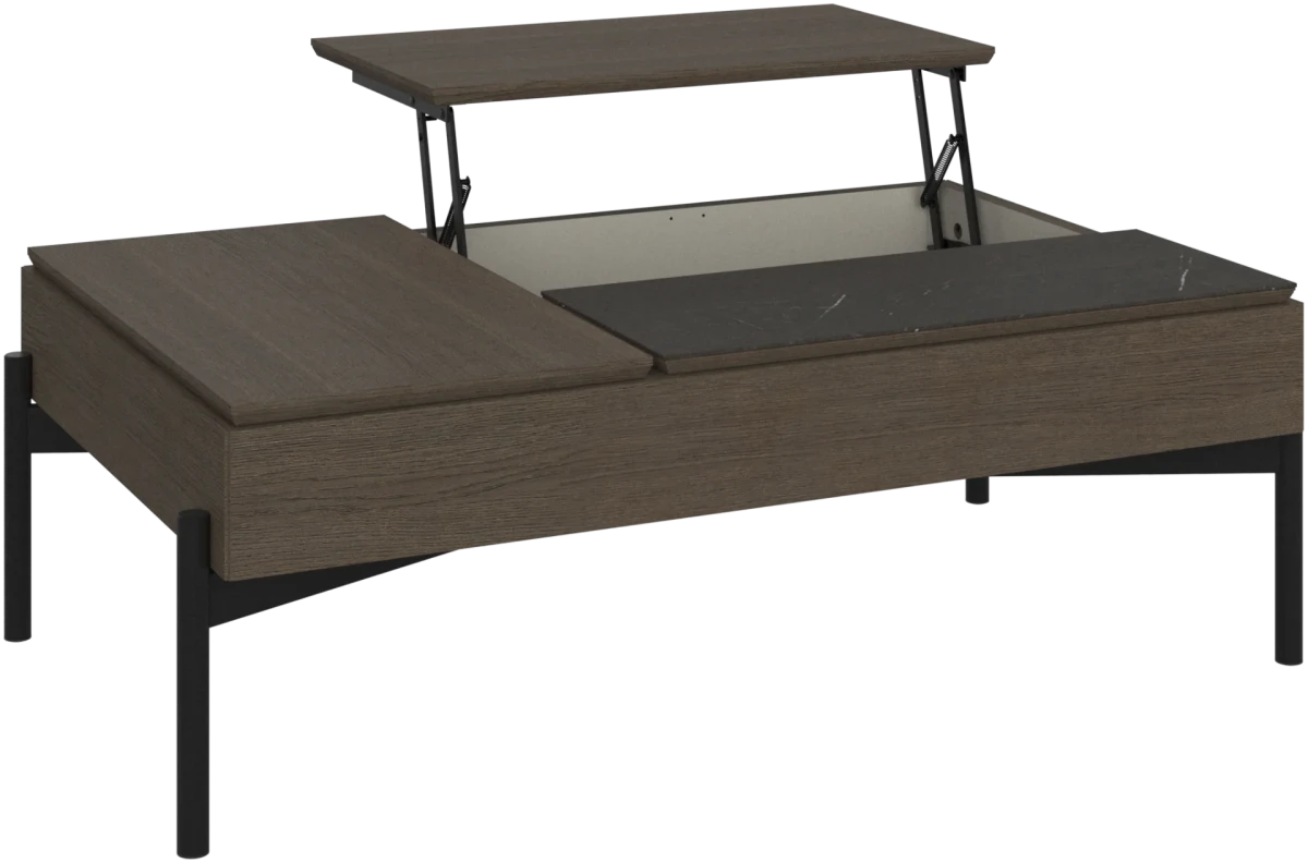 Chiva functional coffee table with storage