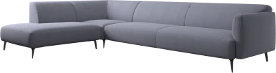 Modena corner sofa with lounging unit