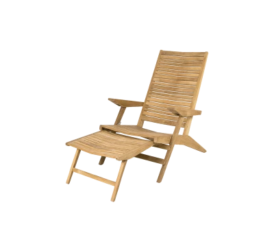 Flip deck chair