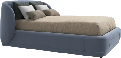 Bolzano bed with slats  - W140xL200cm