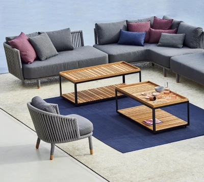 Level coffee table base rect.