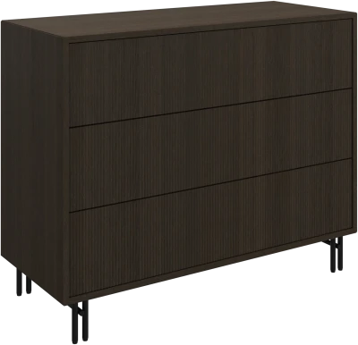 Element dresser with 3 drawers