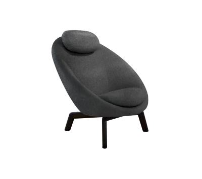 Pace lounge chair shell incl. neck cushion