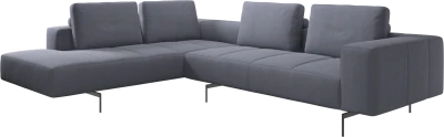 Amsterdam corner sofa with lounging unit