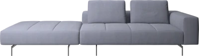 Amsterdam sofa with footstool on left side