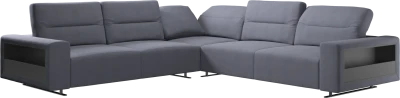 Hampton corner sofa with adjustable back and storage