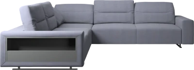 Hampton corner sofa with adjustable back and storage