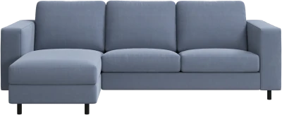 Indivi sofa with chaise longue left
