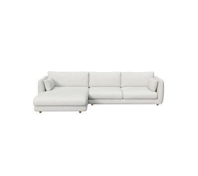 Bloom 2-seater sofa w/chaise lounge right