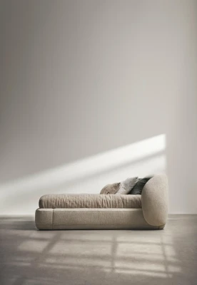 Linen washed cushion