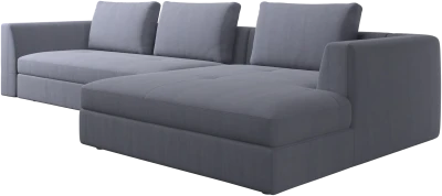 Bergamo sofa with resting unit