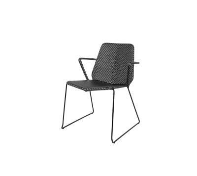 Vision armchair, stackable
