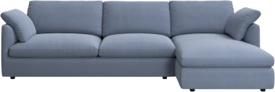Milano sofa with chaise longue right