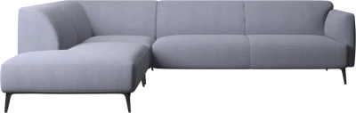 Modena corner sofa with lounging unit
